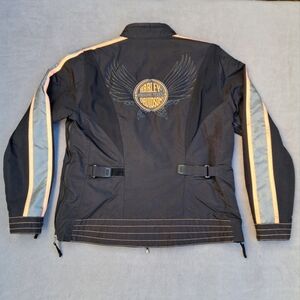 Harley Davidson Quest dual vent waterproof riding jacket women's size XL EUC
